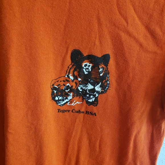 Vintage tiger orange shirt single stitch - Picture 3 of 9